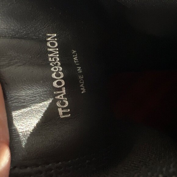 $1290 BURBERRY Gabriel Creeper Pull On Chelsea Boots Plum Leather Men EU 42 US 9 - Picture 10 of 10